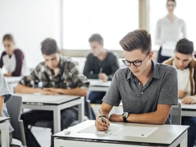 GCSE students sitting new harder exams