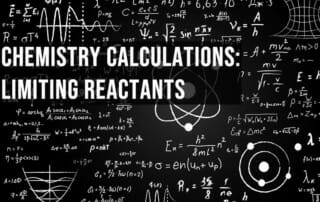 Calculations drawn on a blackboard